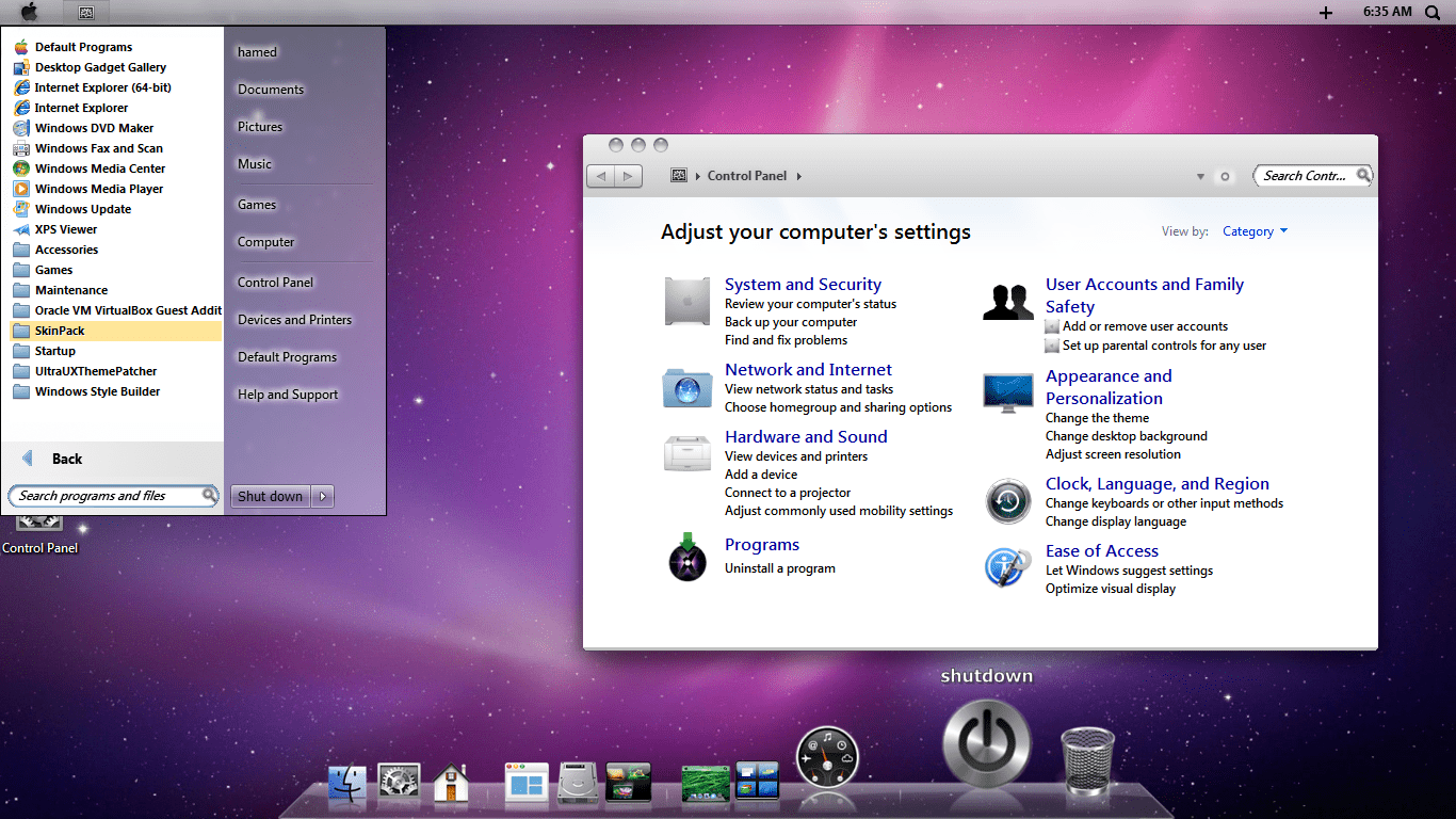 windows 10 mac os skin pack